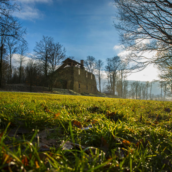Novoroční procházka na Janův hrad ve Vizovicích.